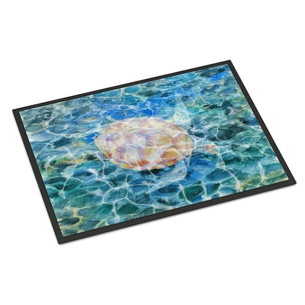 Carolines Treasures Carolines Treasures BB5363JMAT 24 x 36 in. Sea Turtle Under water Indoor or Outdoor Mat BB5363JMAT - main